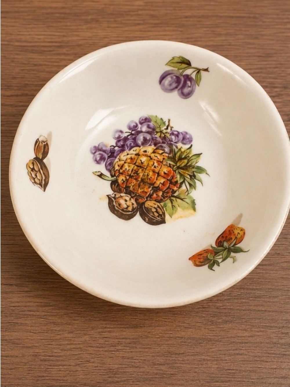 Vintage KAHLA German Demographic Republic Fruit Serving Bowl | GDR | Porcelain